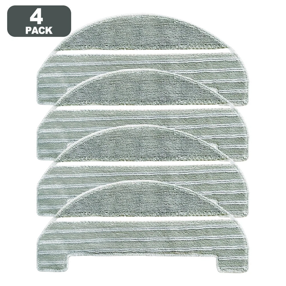 Set of 4 Mop Cloths for Vactidy T7 T8 Robot Vacuum (Replacement)