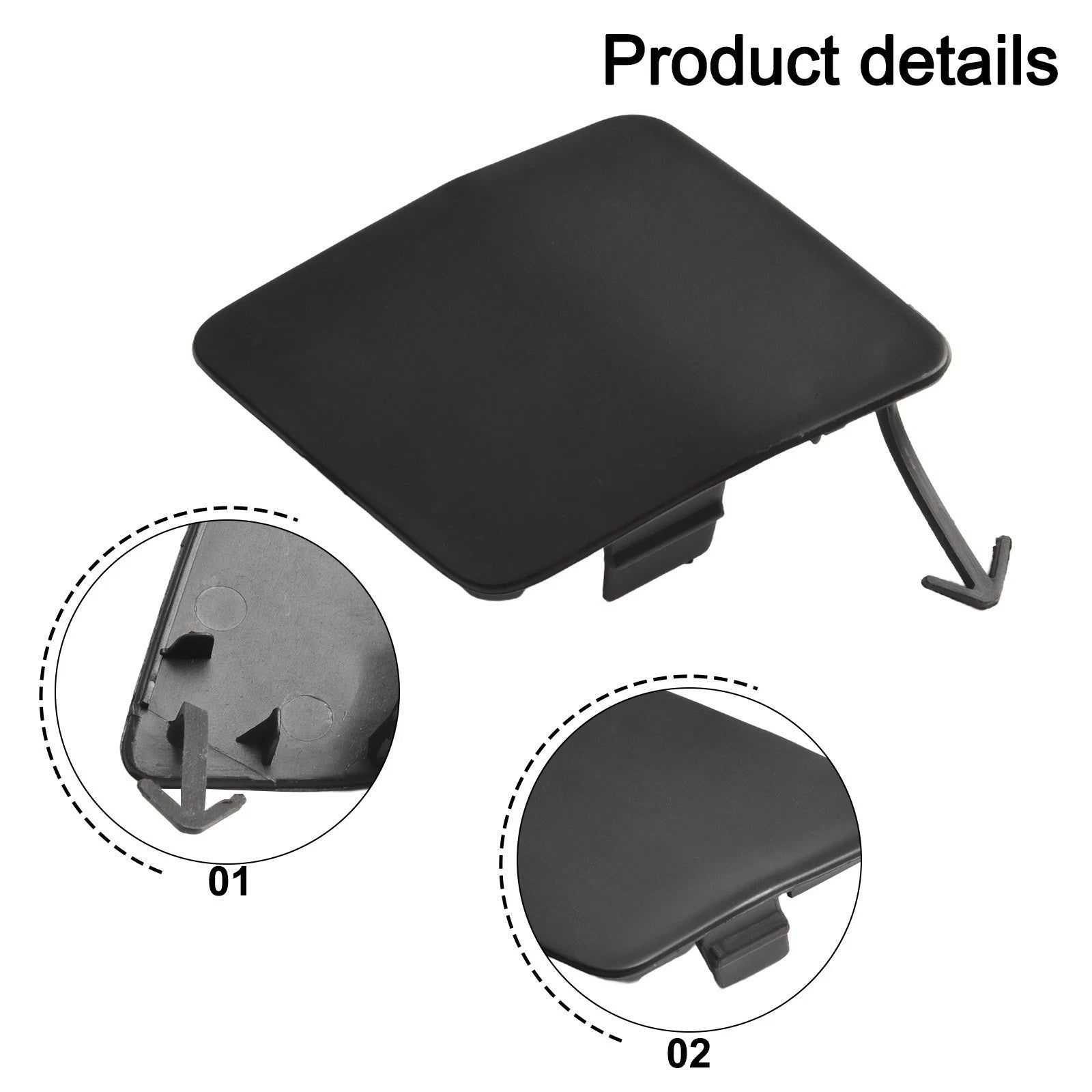 Hook Eye Cap Cover for Trailer Bumper Tow (Replacement)
