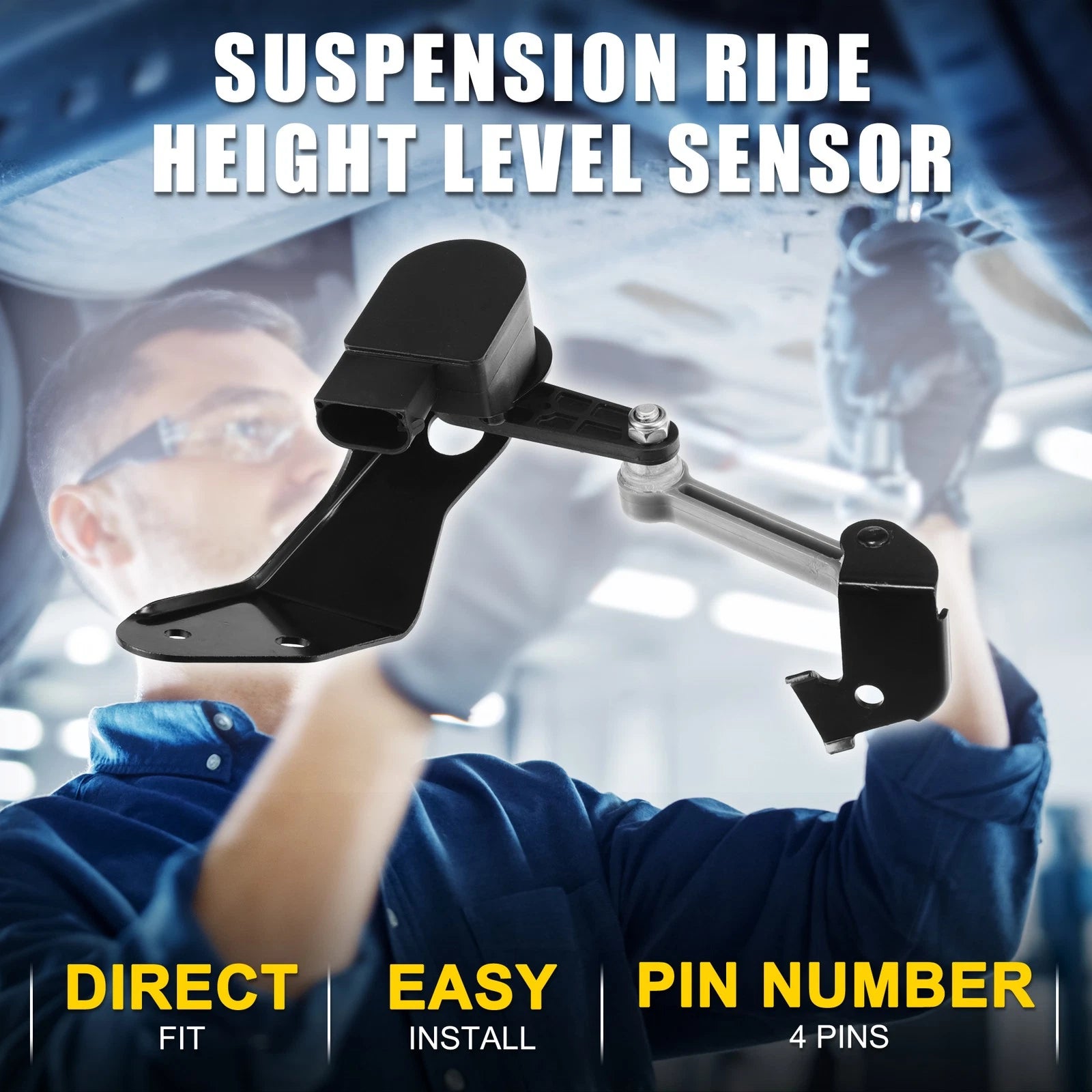 Air Suspension Ride Height Level Sensor Replacement for Audi A8 (2011–2017)