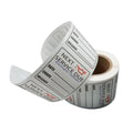 220 sheets Change Sticker Next Service Due Reminder Roll Boat Engine Sheet Label