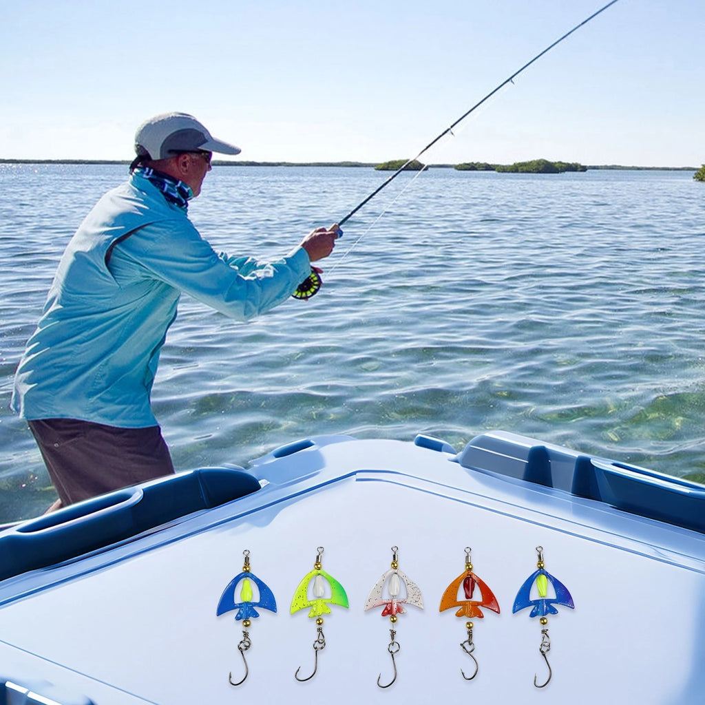Rotating Flying Fish Lure 38g for Fishing (Reflective)