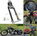 2X 20" Under Springer Front End w/ Axle Kit for Harley Chopper Bobber (Chrome)