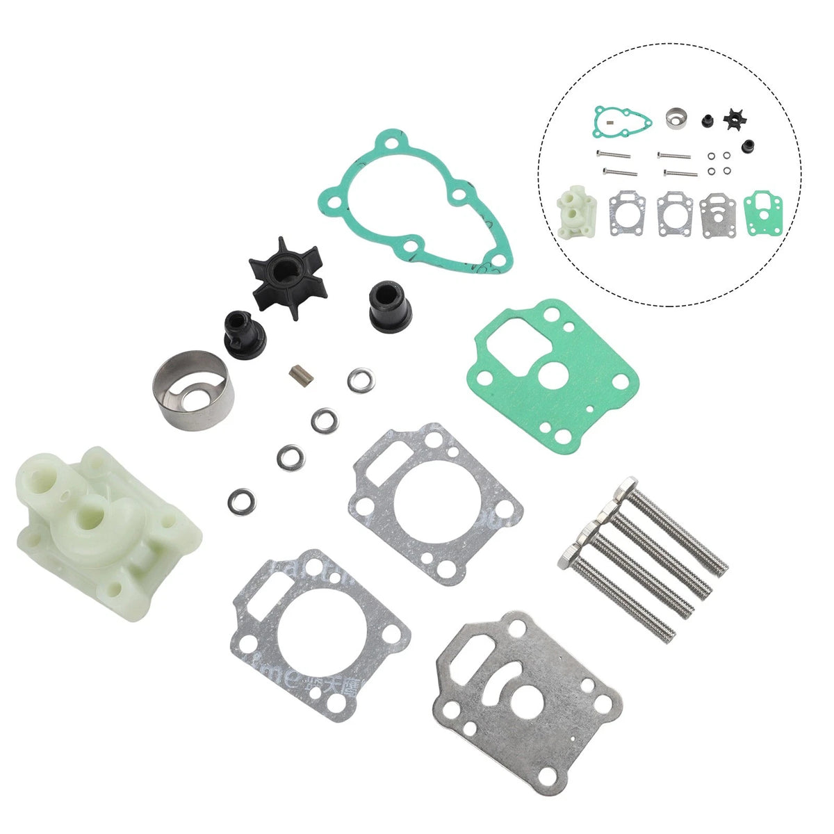 Water Pump Repair Kit for Outboard Motor (Multiple Part Numbers)