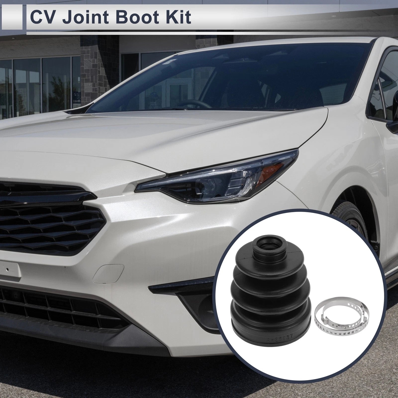 Inner CV Joint Boot Kit with Clamps for Subaru Impreza (2004–2007)