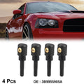 4pc Windshield Washer Sprayer Nozzle Replacement for VW Audi Skoda (2015–2025)