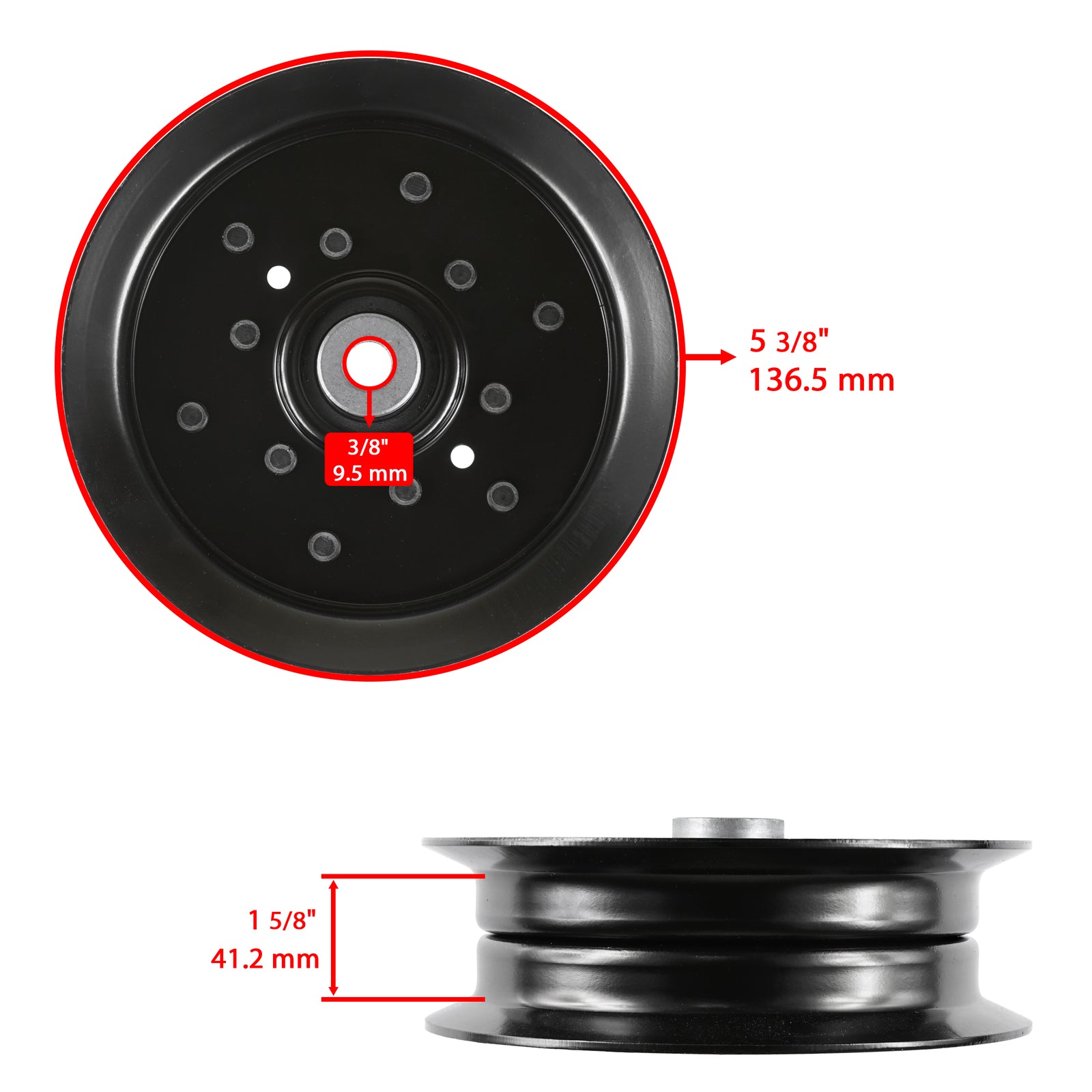 Deck Idler Pulley Replacement for Husqvarna LS2042 XLS2146 (2000–2024)