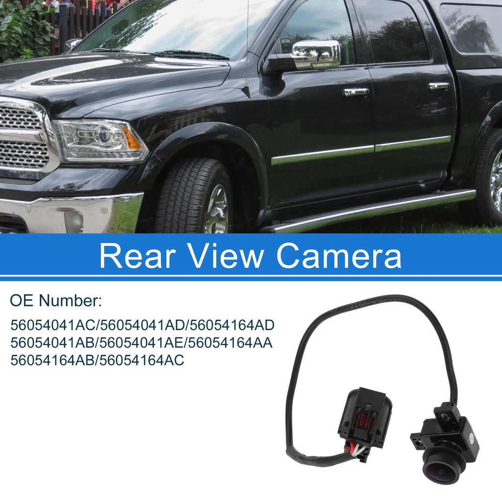 Rear View Backup Camera 120-180° Replacement for Dodge Ram 1500 (2009–2021)