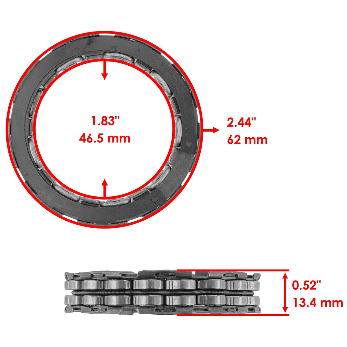 Starter Clutch Idler Drive Gear Gaskets for Honda TRX450ER ES (2006–2014)