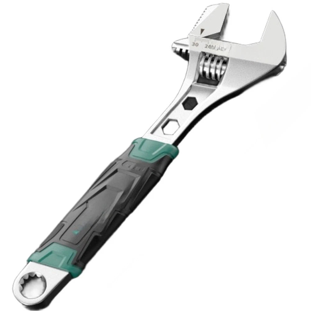 Chrome Vanadium Steel Adjustable Wrench Set 8 10 12 Inch Heavy Duty Tool