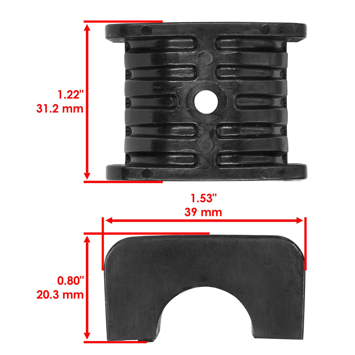 Front Stabilizer Sway Bar Bushing Replacement for Polaris RZR 4 900 (2017–2018)