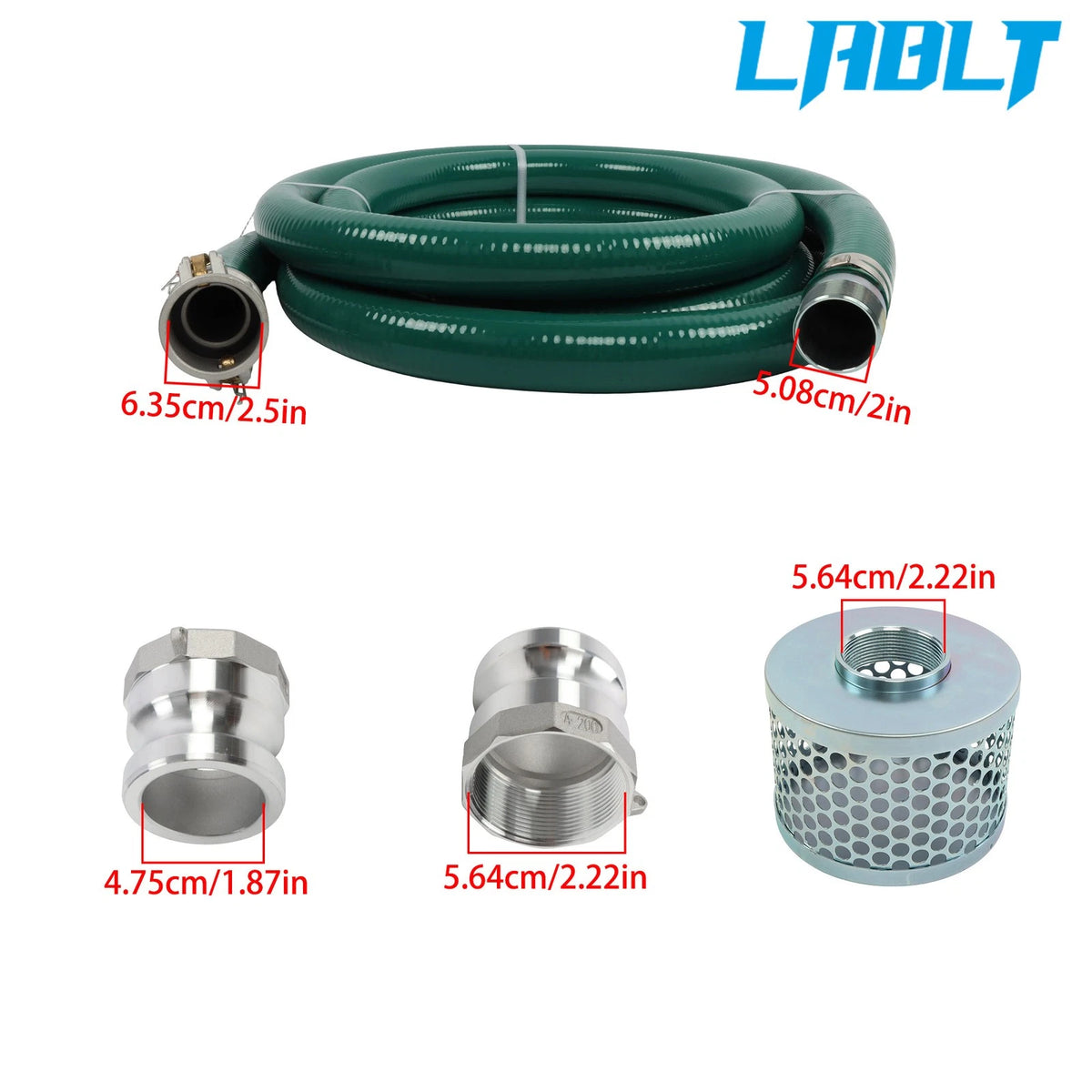 Discharge Hose Pump Kit for LABLT (2" × 20')