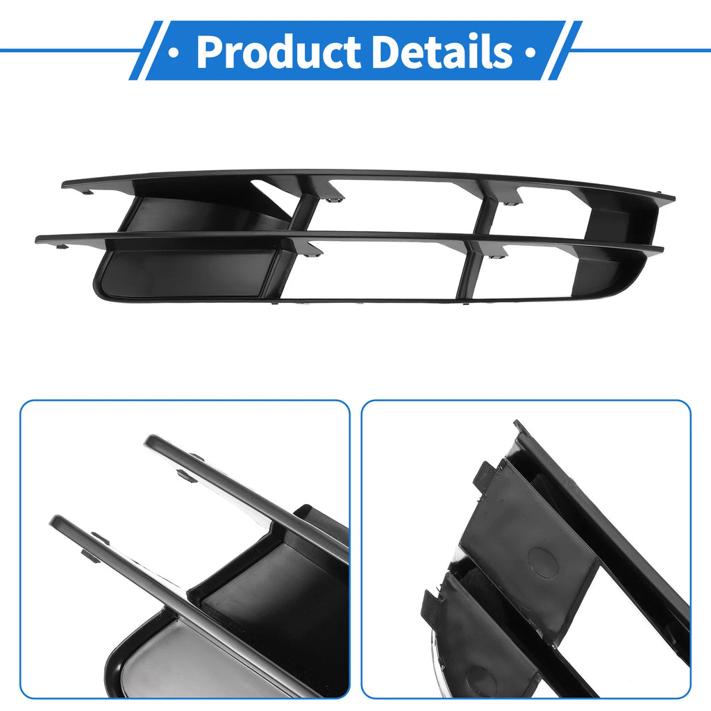 Fog Light Grill for Audi Q7 (2007–2009) No. 4L0807681 ABS Black