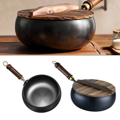 Hand Forged Iron Pan for Consistent Cooking Results