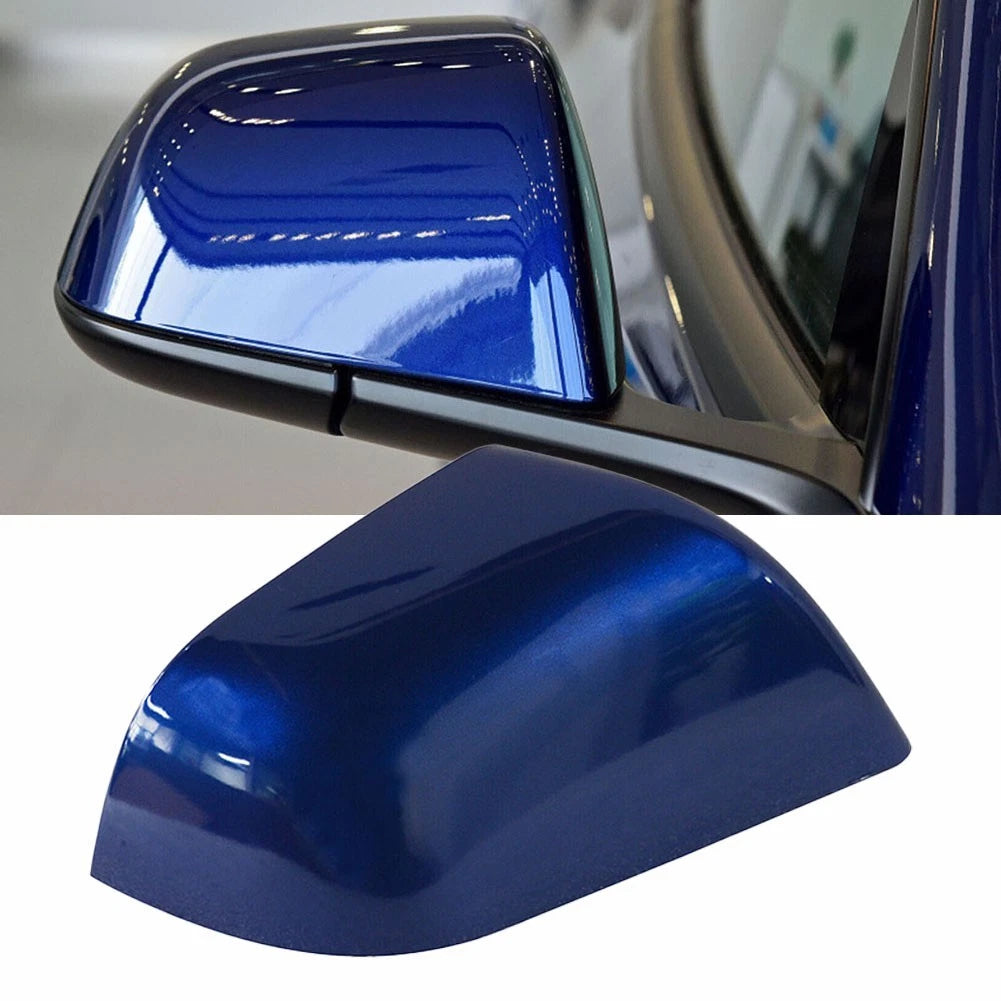 Blue Rear View Mirror Cover for Tesla Model 3 (2017–2021)