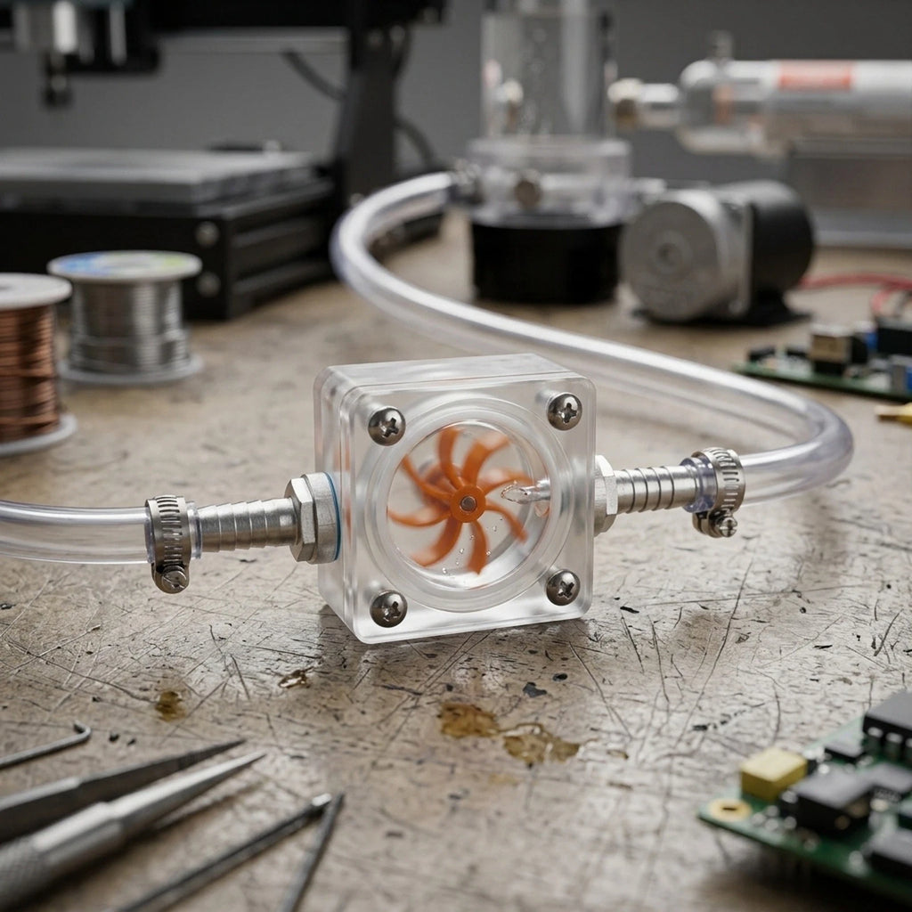 Water Flow Sensor for Engraving Machine Spindle Cooling System
