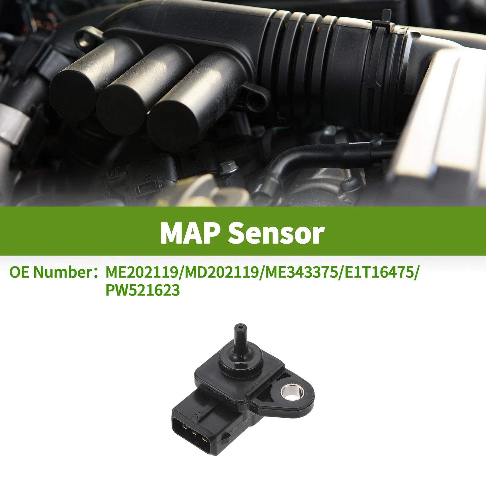 Manifold Absolute Pressure MAP Sensor Replacement for Mitsubishi Pajero (1999–2006)