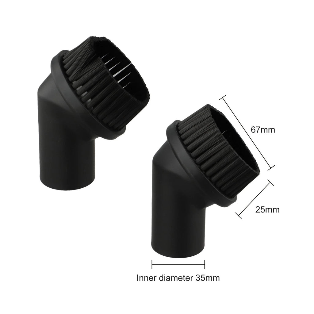 Round Dusting Brushes for Vacuums (35mm Fitment)