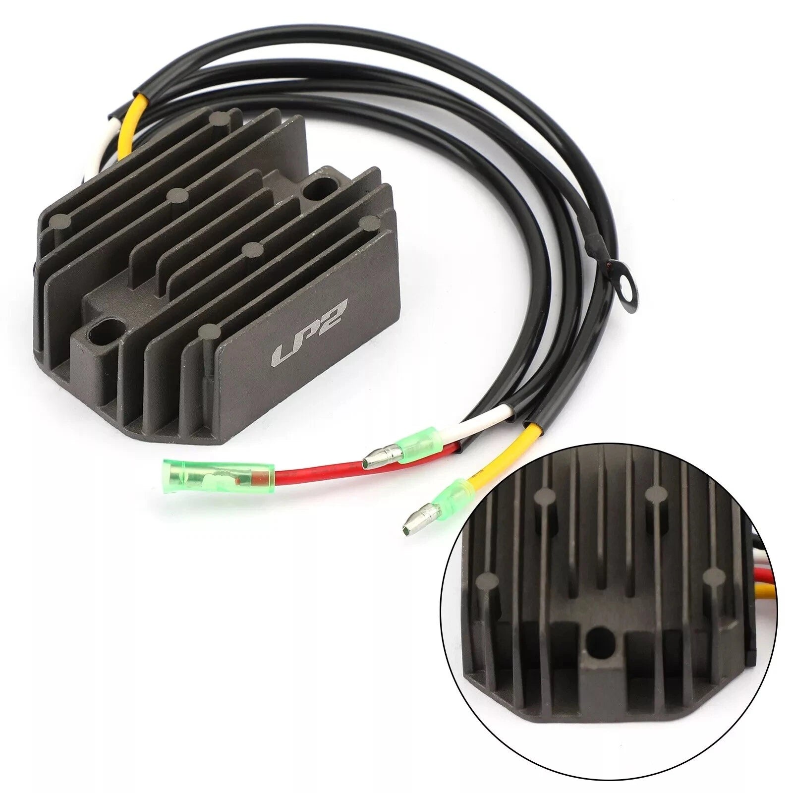 Rectifier for Mercury Tohatsu 15hp 20hp Outboard (3BJ-76060-0, 3BJ-76060-1, 879147T62)