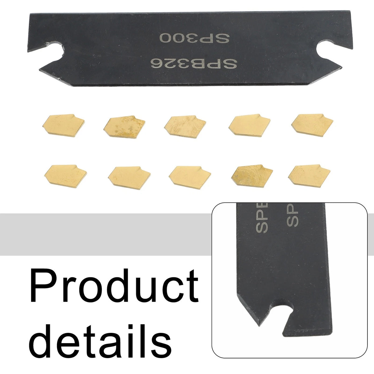 Turning Tool Set Cutting Blade 3mm for Universal Use