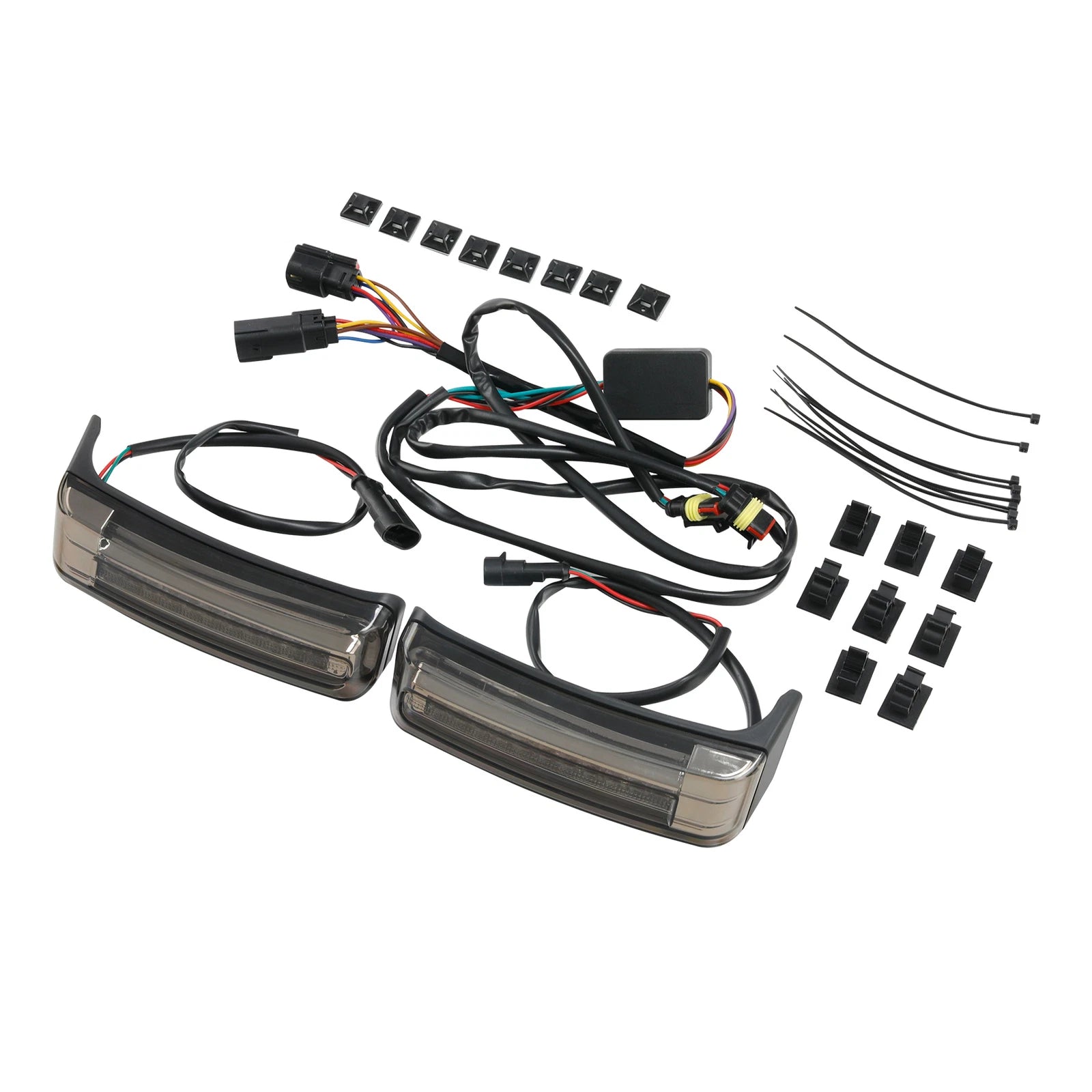 LED Inserts Support Brake Run Turn Signals for Harley Road Glide (2014–2024)