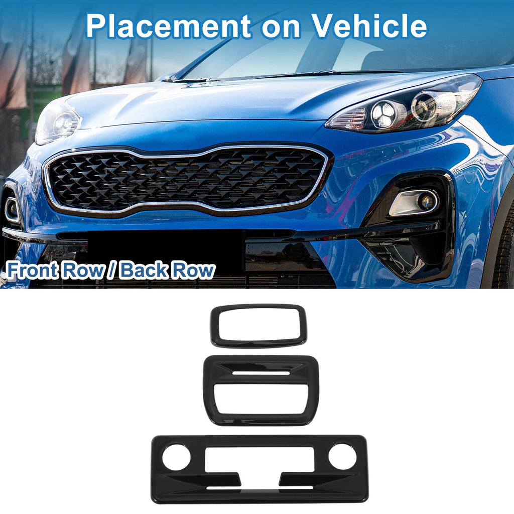 Light Trim Bezel for Nissan Serena (2023) Black