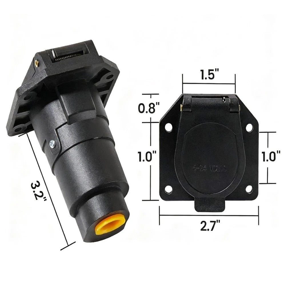 7-Pin RV Connector Trailer Socket for RVs (2010–2023)