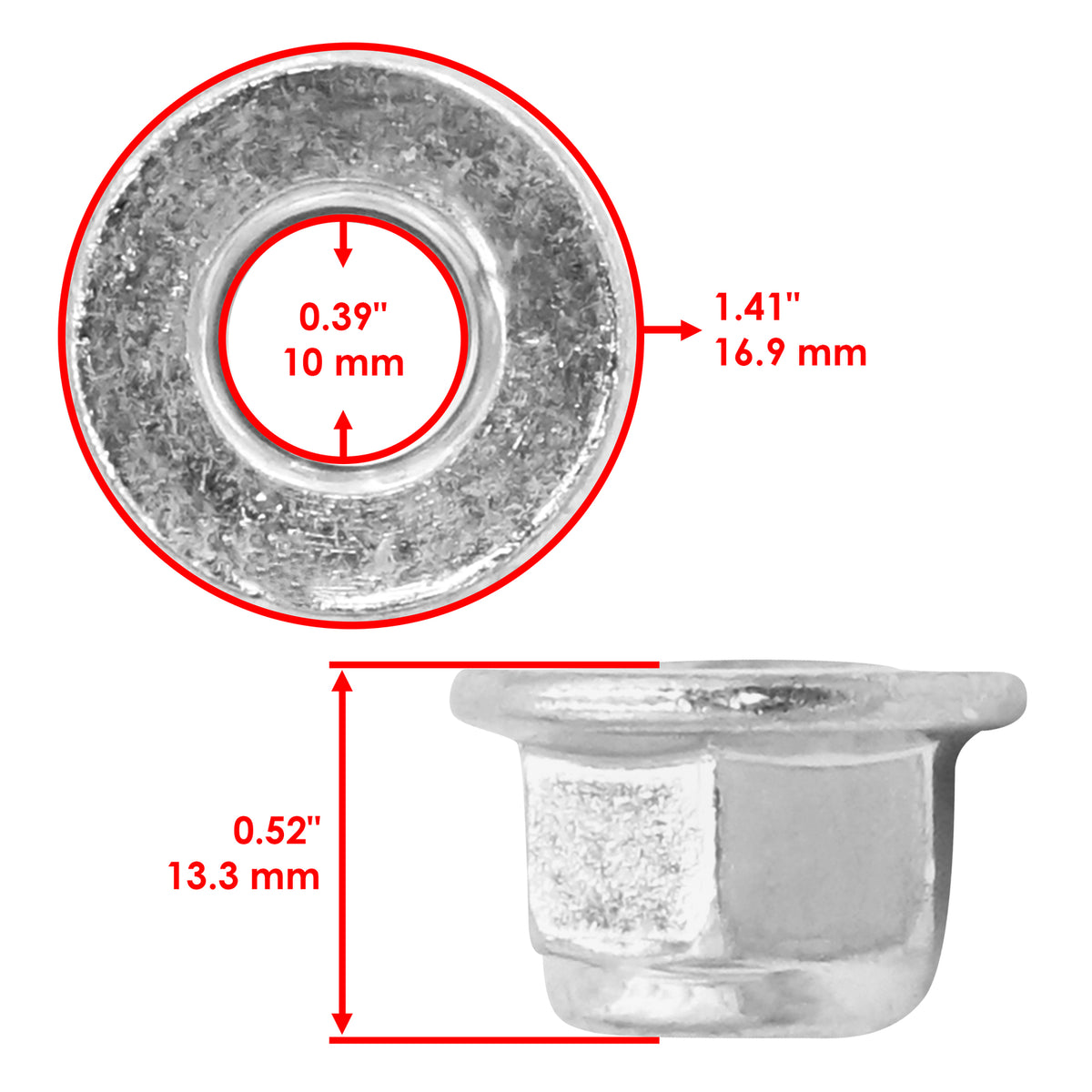 Deck Wheel and Axle Replacement for John Deere (TCU34060) (2011–2018)