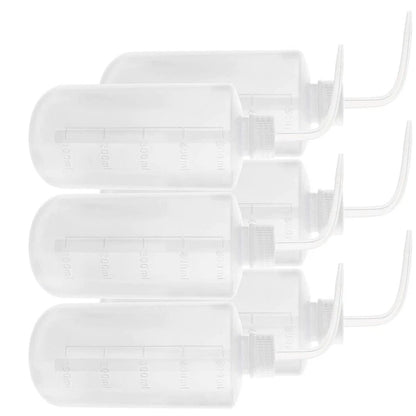 6X 500ml Plastic Safety Wash Bottles for Lab Use (Squeeze, LDPE)