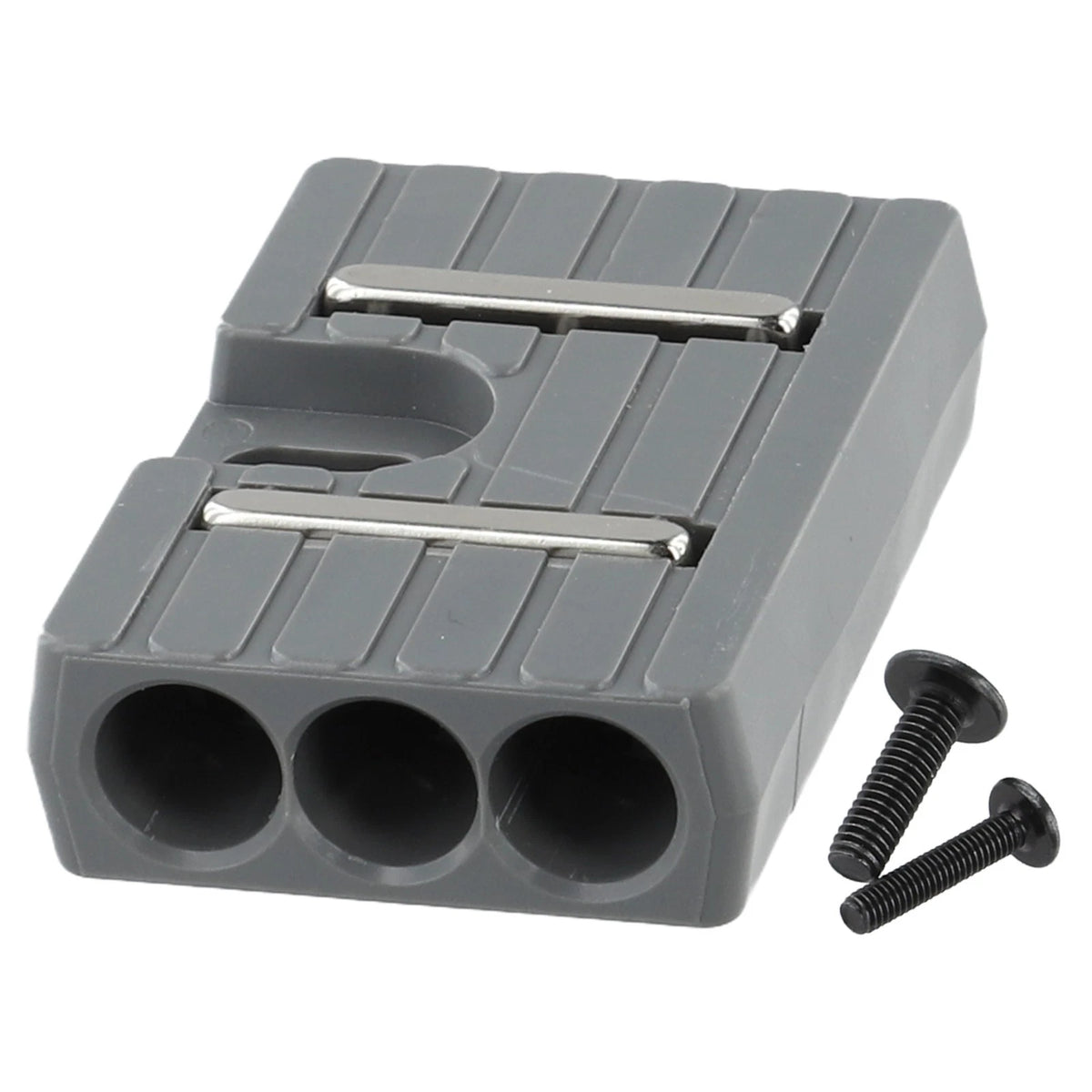 Belt Clip Bit Holder for Drill Drivers - Left Right Side, Red Plastic