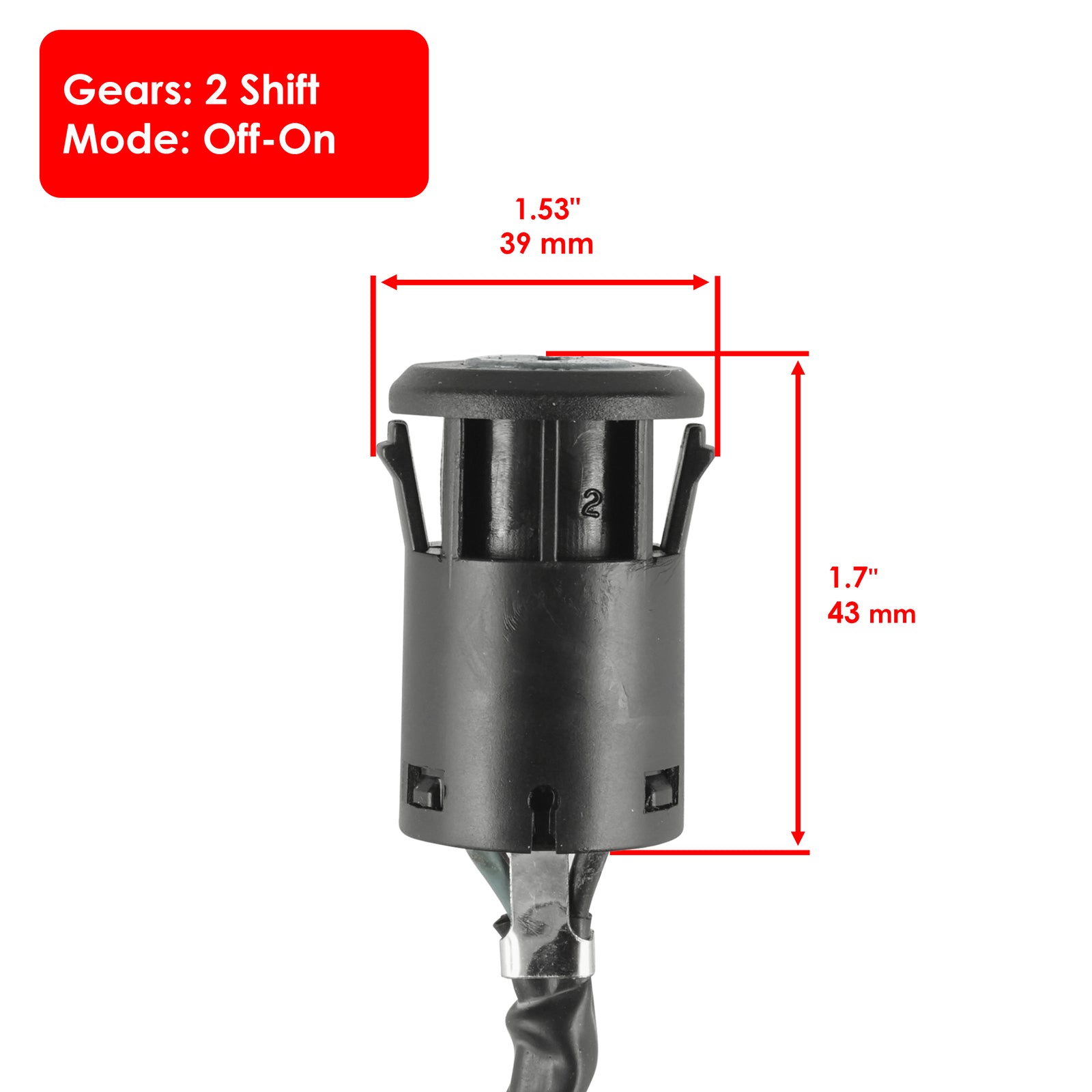 Ignition Key Switch Replacement for Honda ATC200 ATC200M (1985–1985)