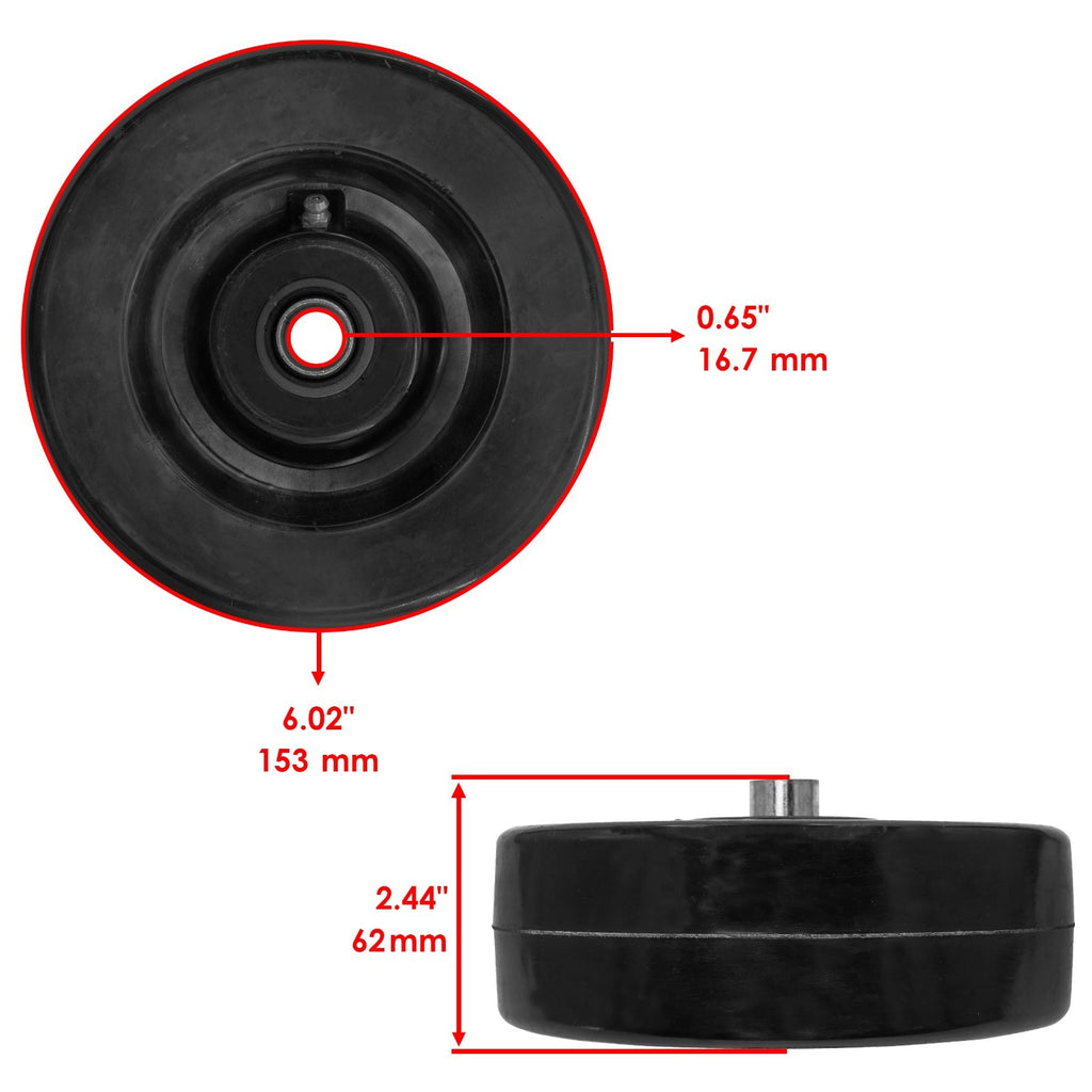 Deck Wheel Replacement for John Deere 655 755 855 955 (2005–2018)