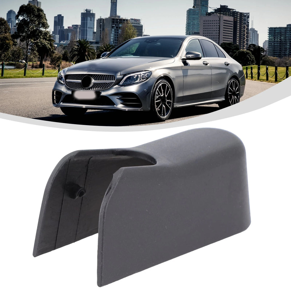 Plastic Rear Windshield Wiper Arm Nut Cover for