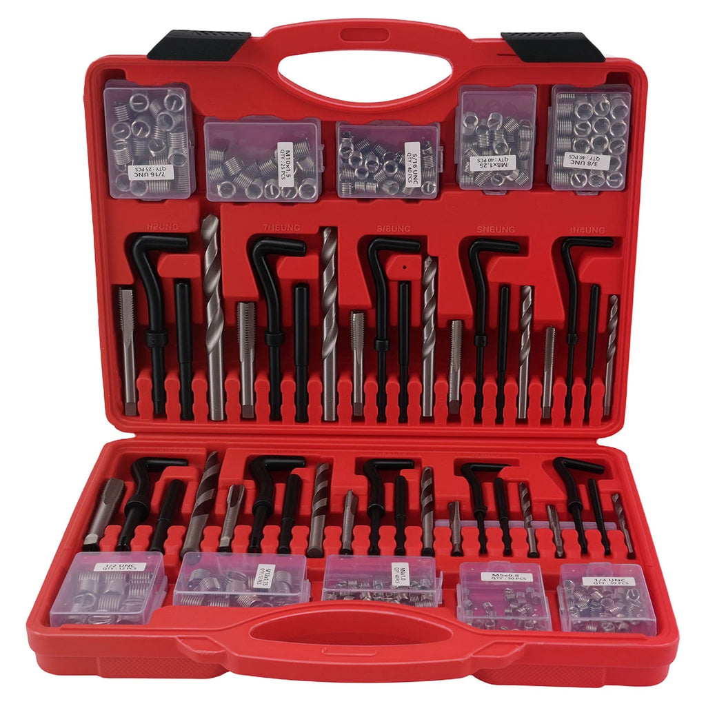 338Pc Engine Thread Restoration Kit SAE Metric Tool Set