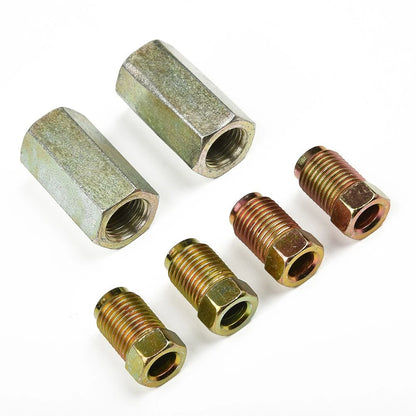 10-Pack Long Brake-Pipe Male Brake-Nuts for M10 Unions (Metric) BPN8