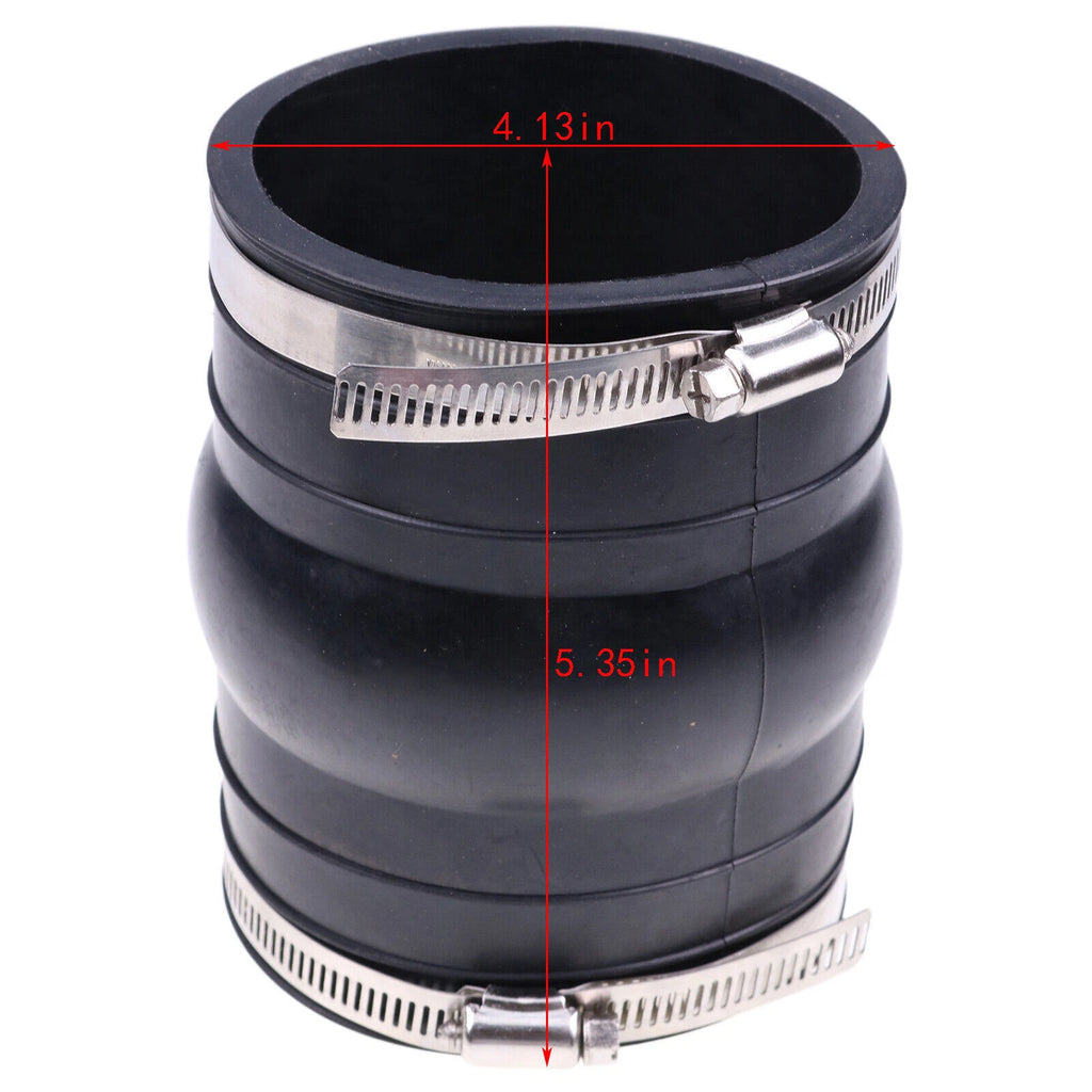 Rubber Coupler Hose Bellows for OMC Volvo Penta 4.3/5.0/5.7L (3852696, 3863450)