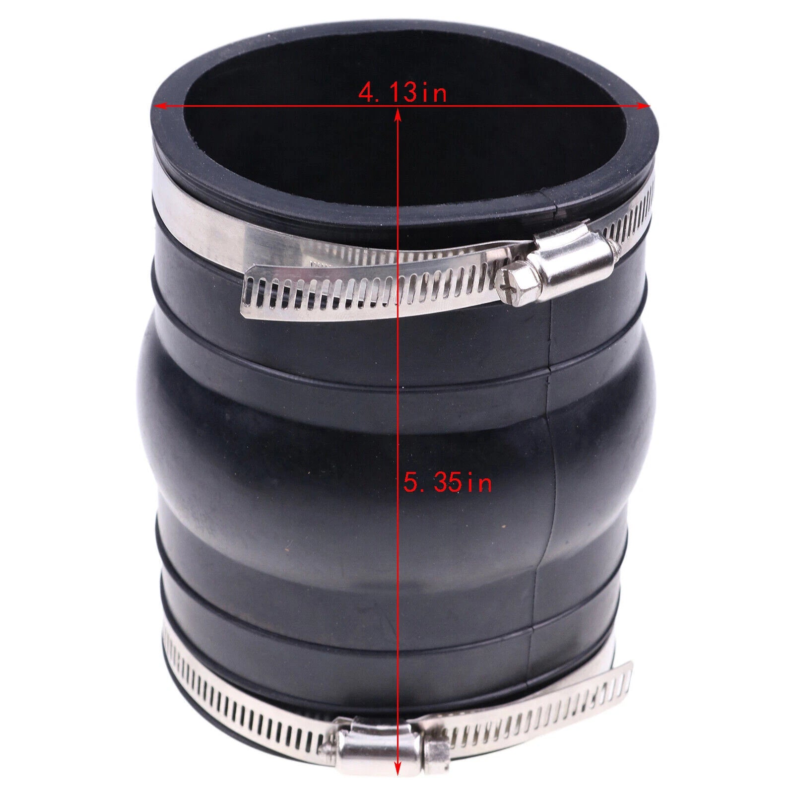 Rubber Coupler Hose Bellows for OMC Volvo Penta 4.3/5.0/5.7L (3852696, 3863450)