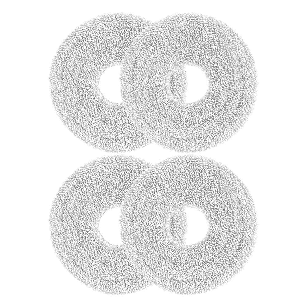 Set of 10 Microfiber Washable Mop Cloths for Airbot L50 Master Vacuum Cleaner