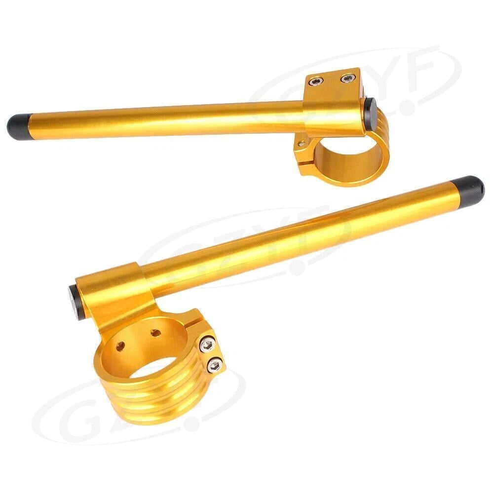 1 Pair Universal 46mm Clip On Handlebar Fork Tubes for Motorcycle