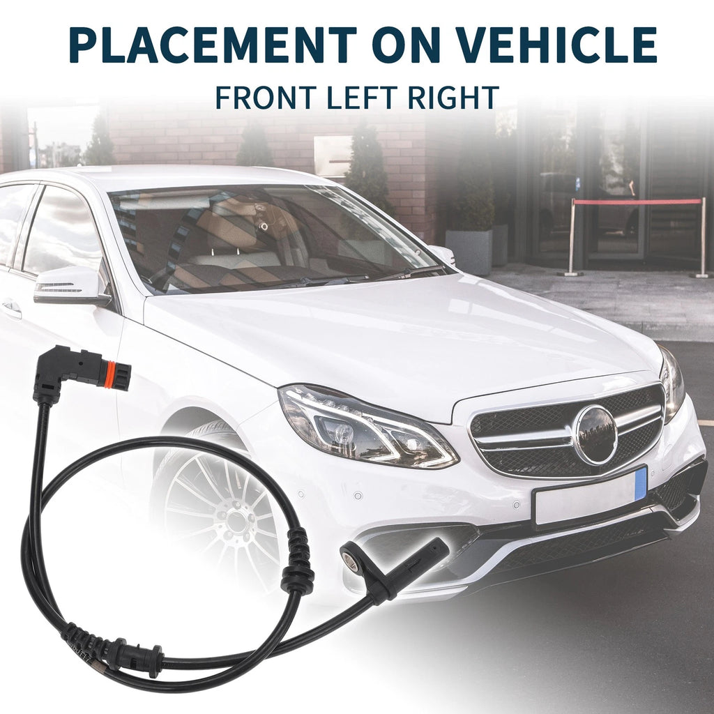 2pcs Front ABS Wheel Speed Sensor Replacement for Mercedes-Benz C300 (2008–2011)