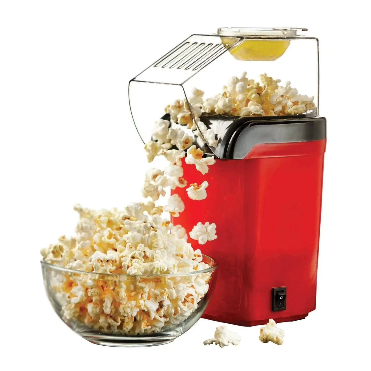 8-Cup Hot Air Popcorn Maker for Brentwood PC-486R (Red)