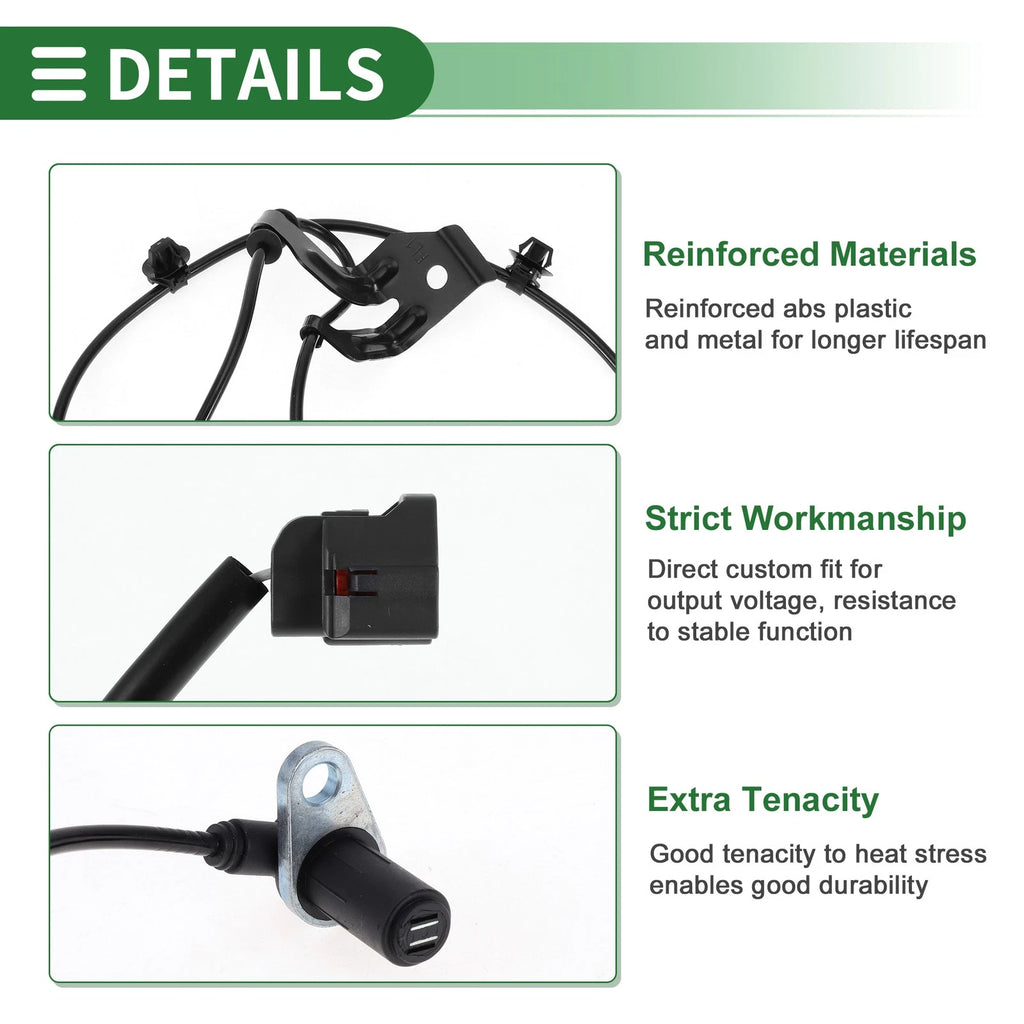 ABS Wheel Speed Sensor Replacement for Mitsubishi Eclipse Front (2010–2011)