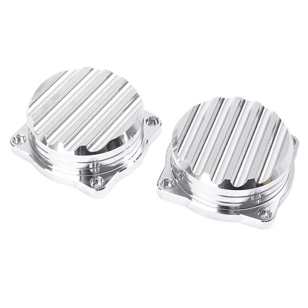 2X Silver Carburetor Cover for Scrambler/Thruxton 900 (2008–2015)