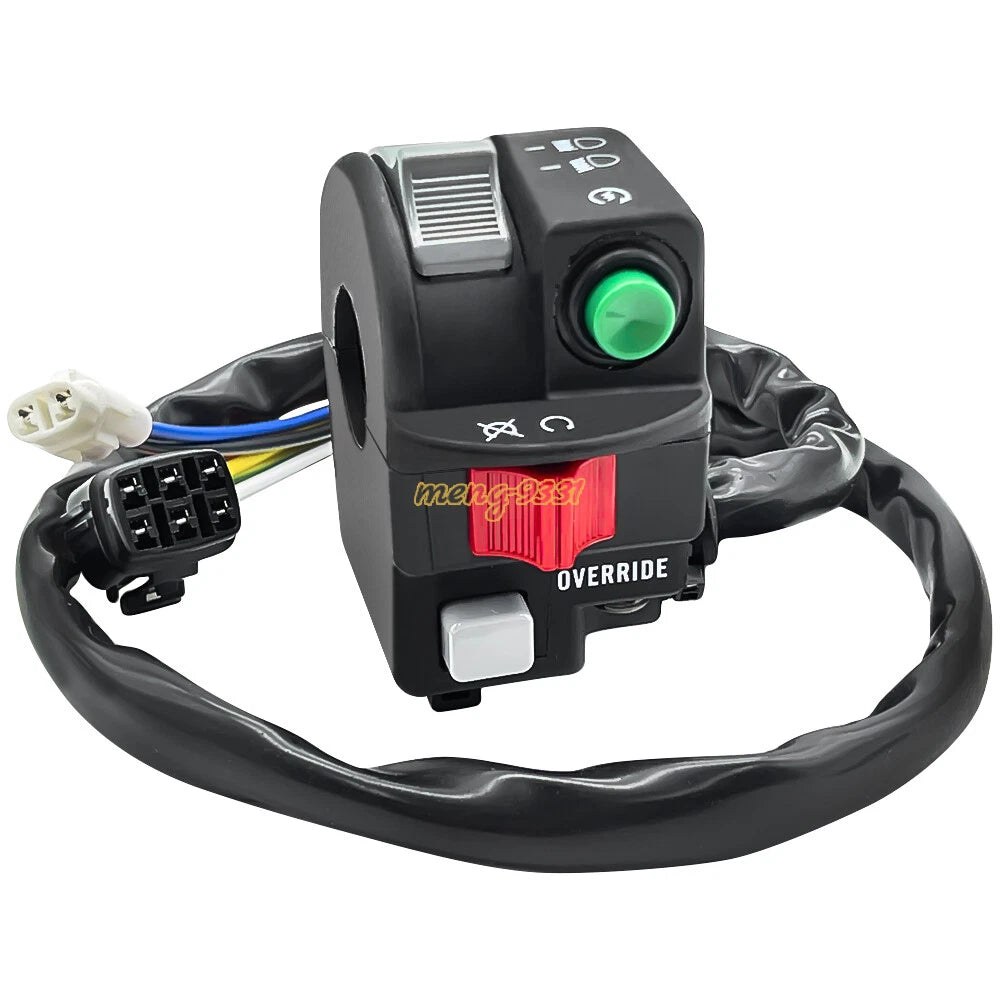 Handlebar Start Stop Switch Headlight for Suzuki LTA500 LTA700 LTA750 (2005–2018)