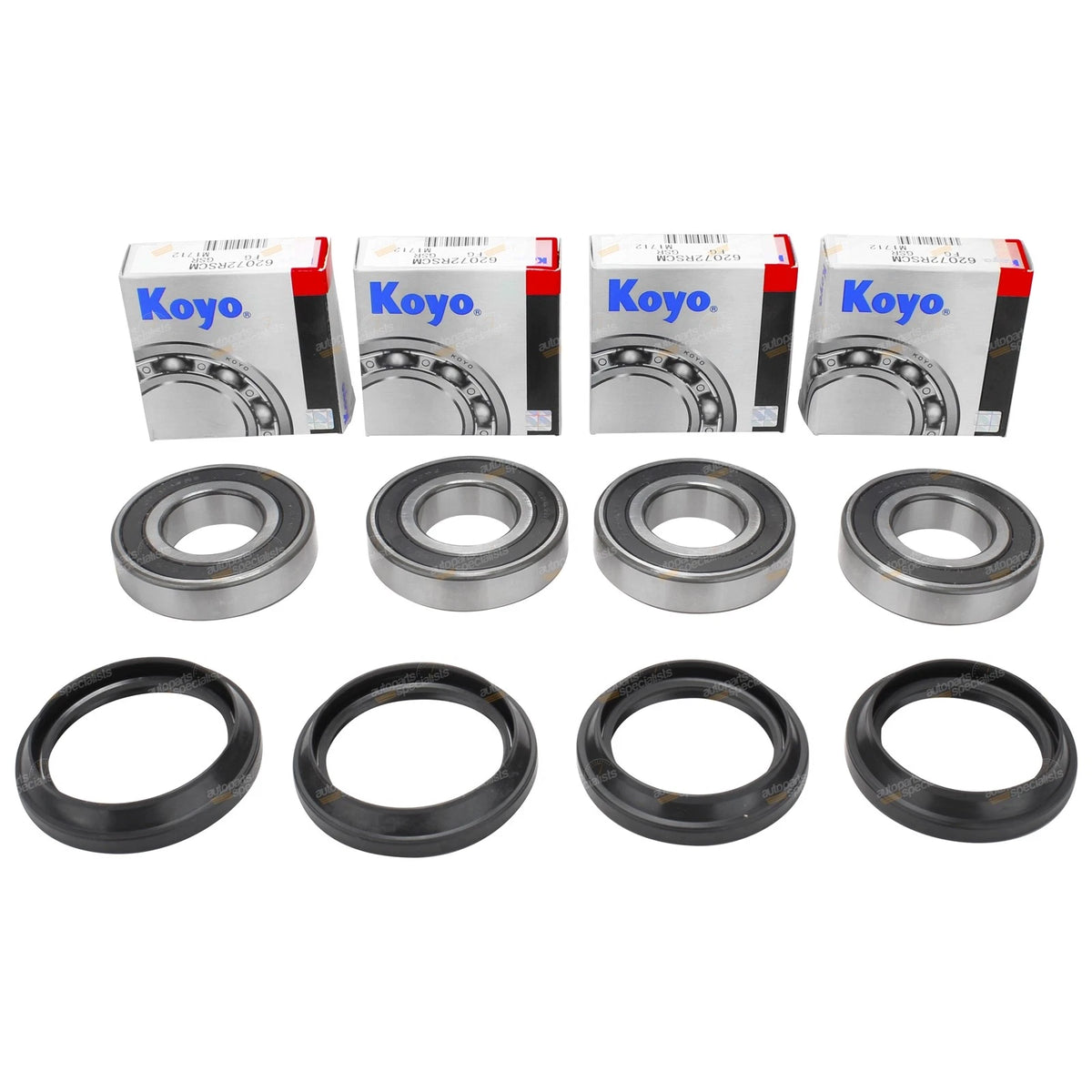 2X Front Wheel Bearing Kits for Subaru L Series (1984–1994)