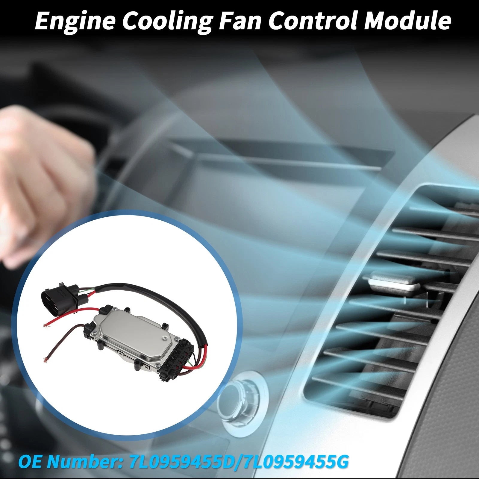 Engine Cooling Fan Control Module for Audi Q7 (2007–2015)