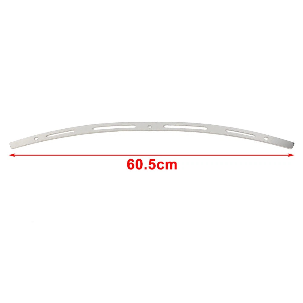 Chrome Slotted Batwing Windshield Molding Trim for Harley Touring FLHT (2014–2019)