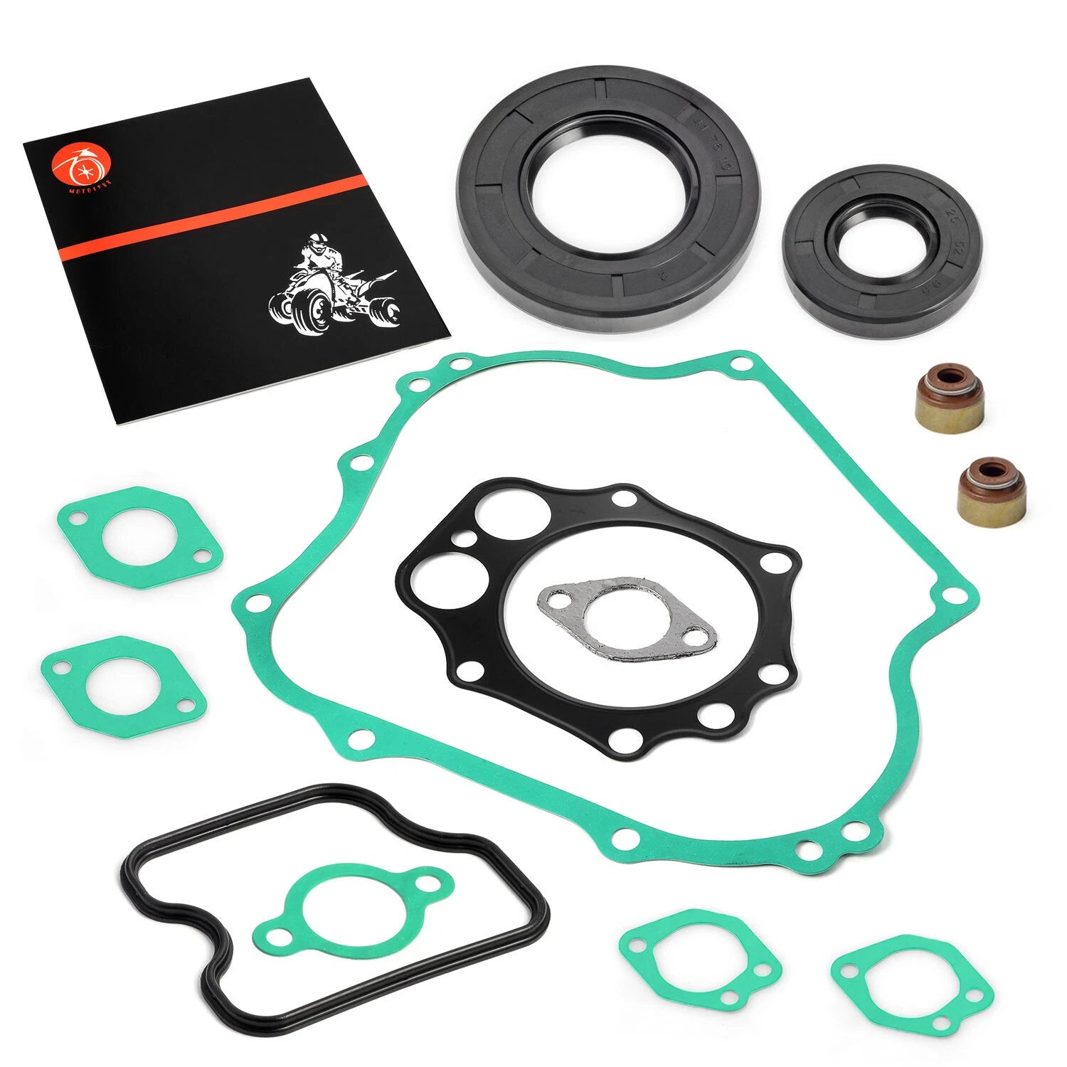 Crankcase Cover Gasket & Head Gaskets Seal for Club Car FE350 (1996–2006)