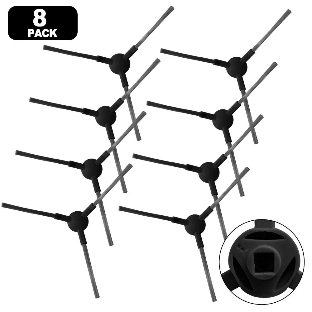 8X Replacement Side Brushes for Cecotec Conga M20 (2019–2023)