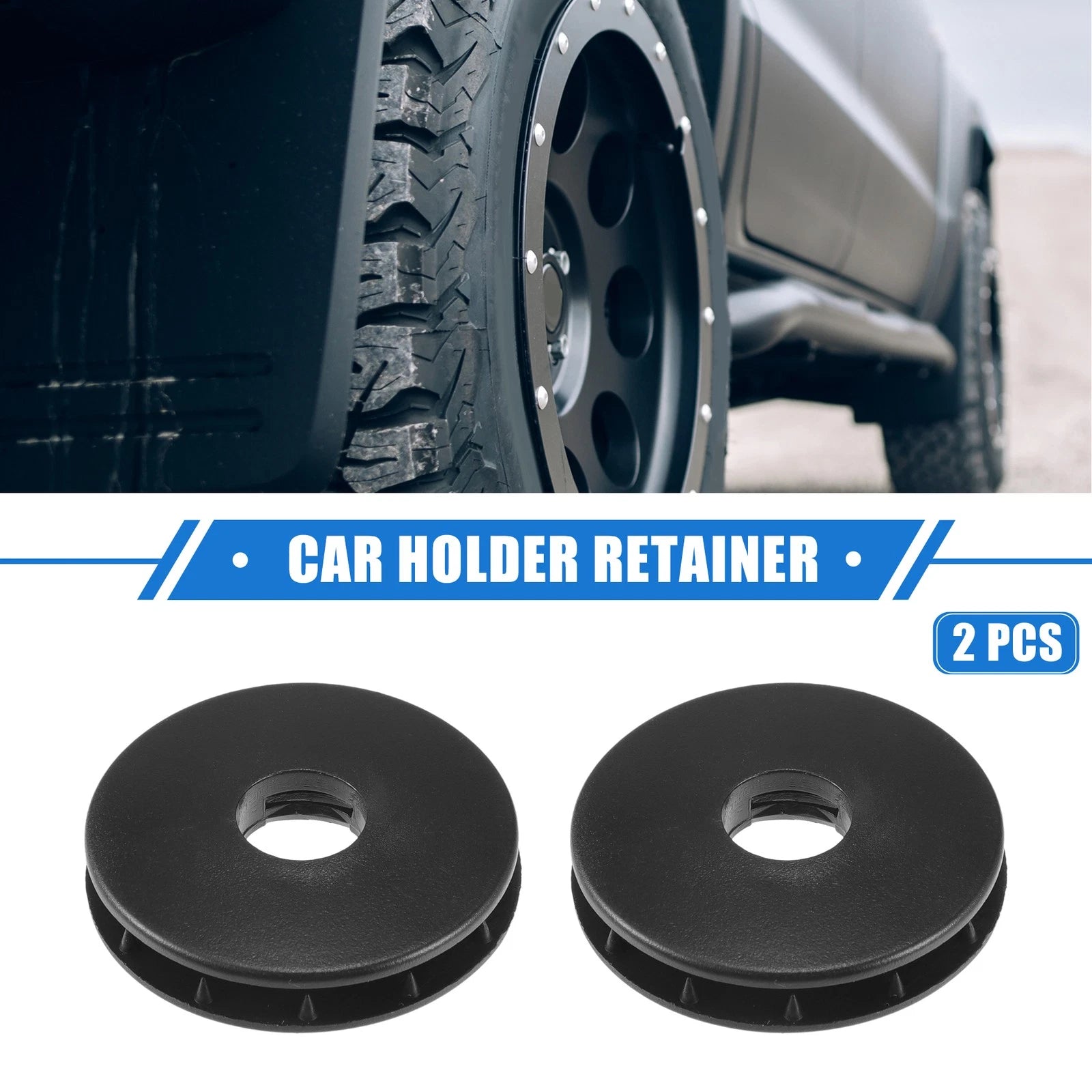 2PCS Floor Mat Retainer Clips Durable Plastic for Ford (2000–2024)