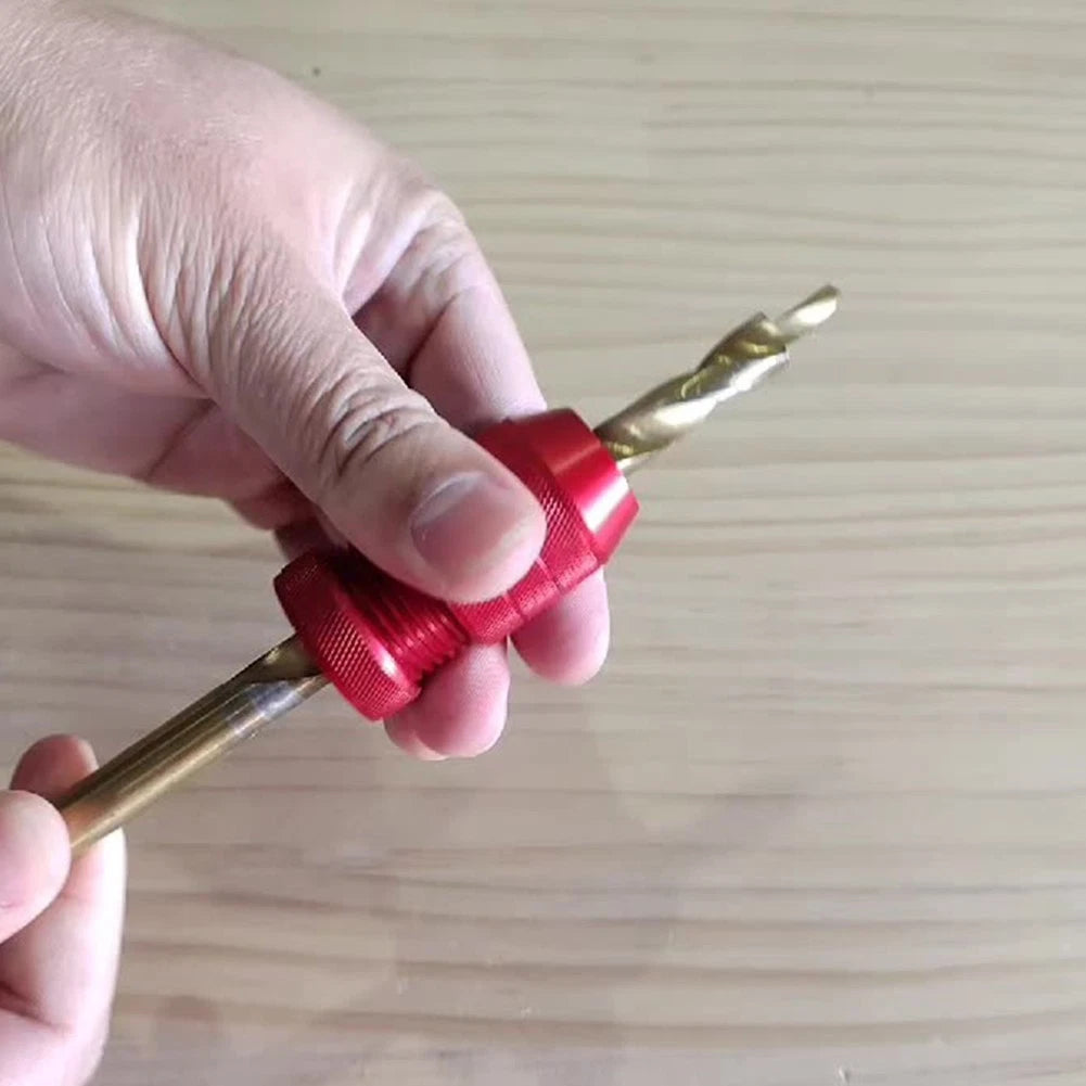 2X Aluminum Alloy Adjustable Drill Depth Stop for Various Drill Sizes